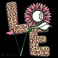 Golf T Shirts, Love Golf Leopard Sunflower Sports Ball Valentine Plus Size Coffee Mug thumb 5