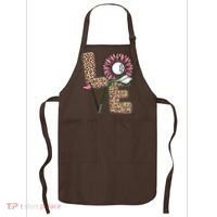 Golf T Shirts, Love Golf Leopard Sunflower Sports Ball Valentine Plus Size Apron thumb 0