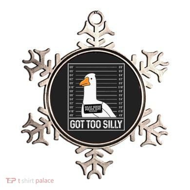 Got Too Silly Silly Goose Mugshot Goose Mugshot Ornament