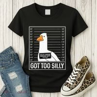 Got Too Silly Silly Goose Mugshot Goose Mugshot Women's T-Shirt thumb 3