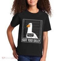 Got Too Silly Silly Goose Mugshot Goose Mugshot Kids T-Shirt thumb 2