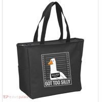 Got Too Silly Silly Goose Mugshot Goose Mugshot Tote Bag thumb 2