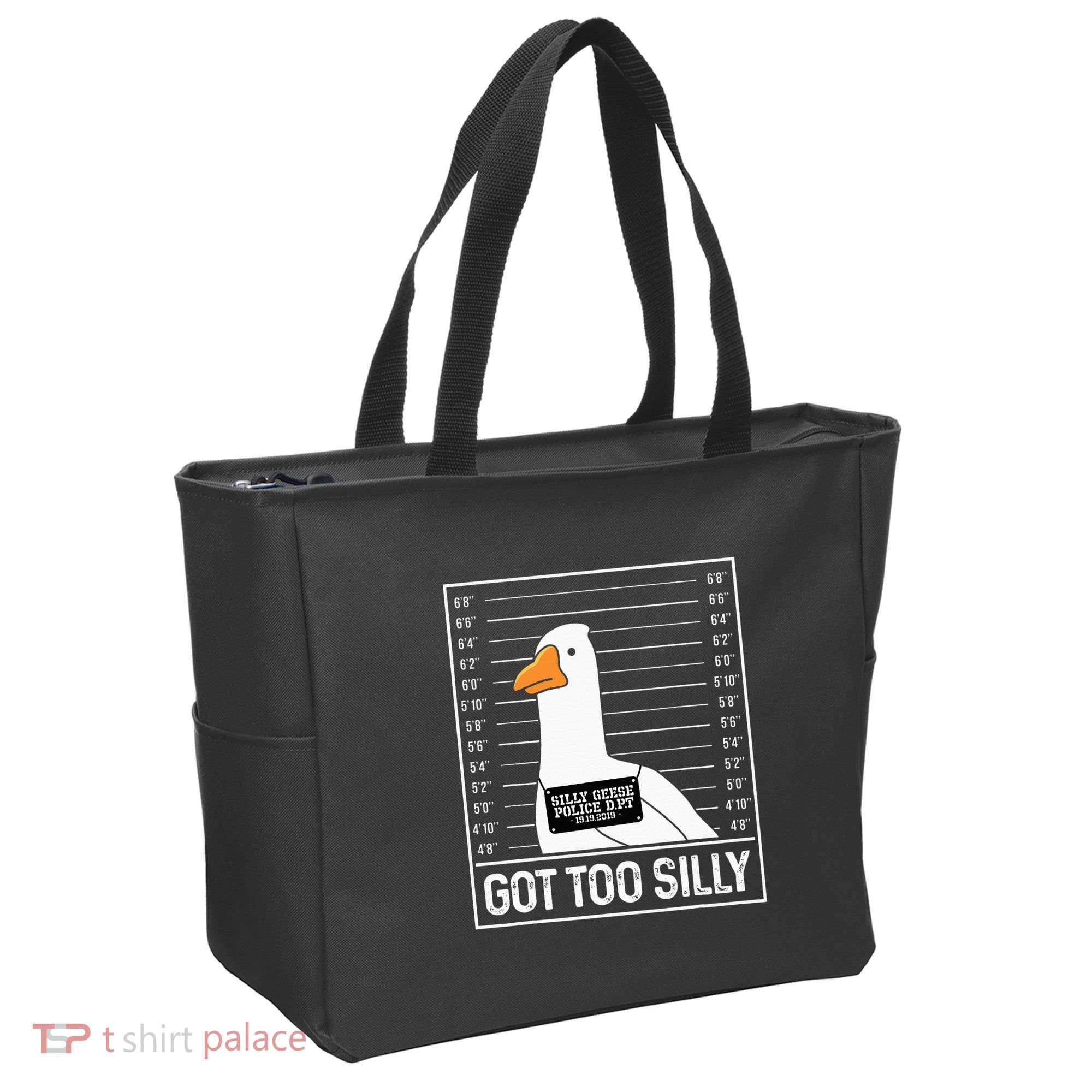 Got Too Silly Silly Goose Mugshot Goose Mugshot Tote Bag