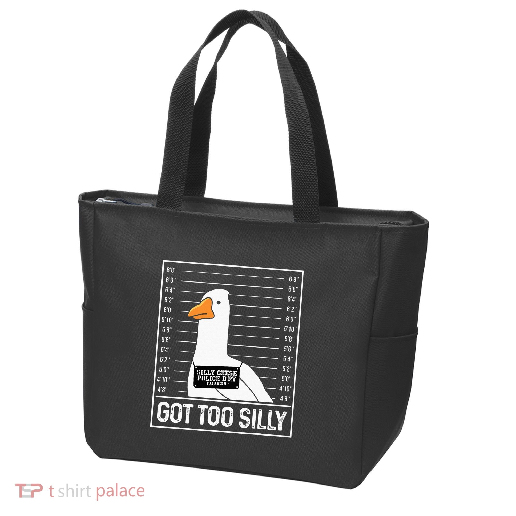 Got Too Silly Silly Goose Mugshot Goose Mugshot Tote Bag