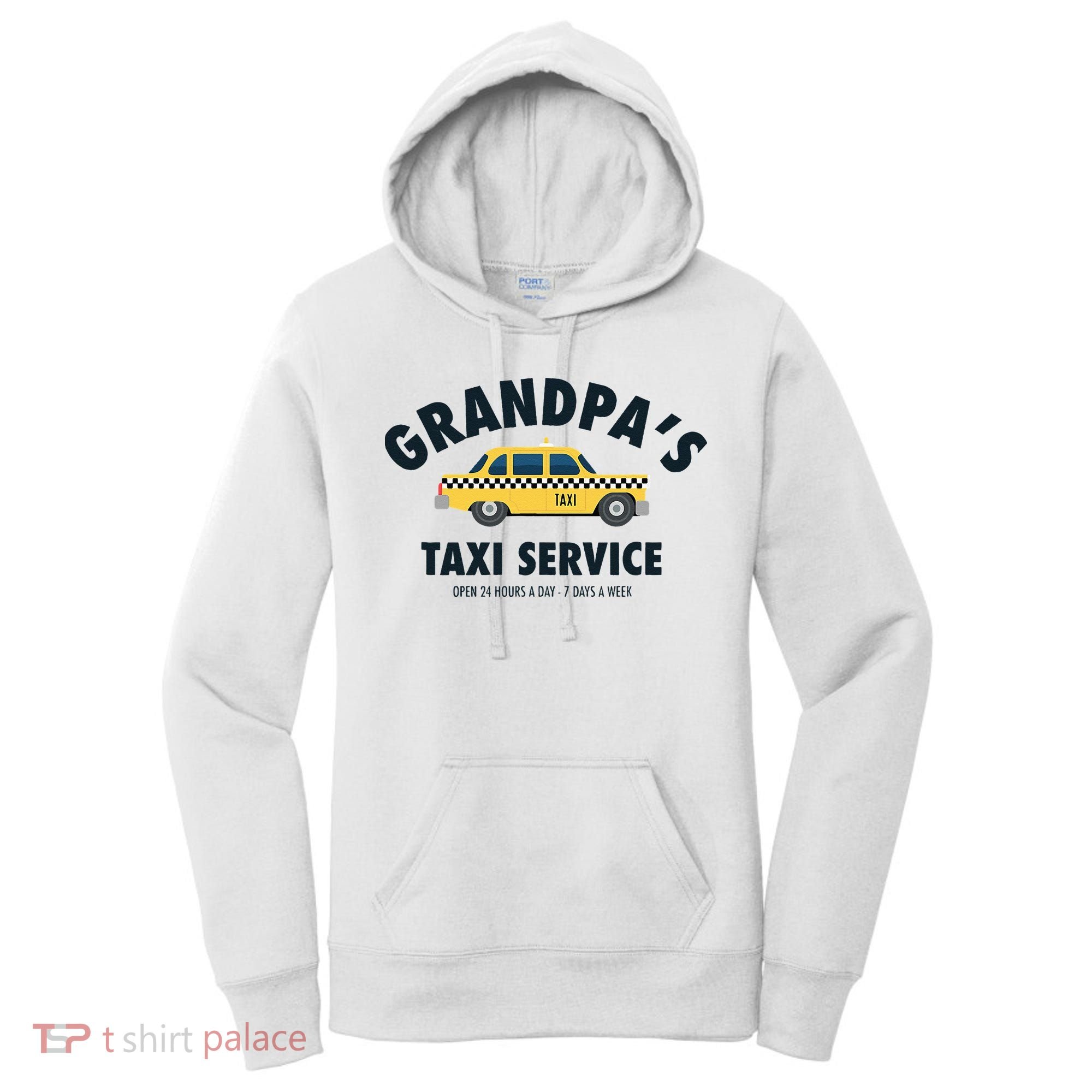Grandpa's Taxi Service Funny Grandparent Gift Women's Hoodie