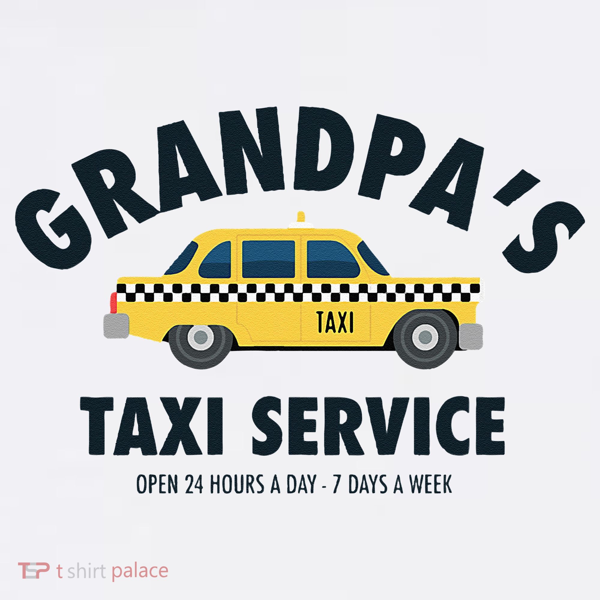 Grandpa's Taxi Service Funny Grandparent Gift Women's Tank Top