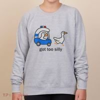 Got Too Silly Funny Goose Police Women's Sweatshirt thumb 0