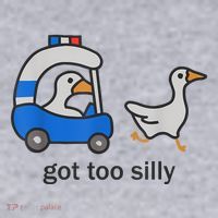 Got Too Silly Funny Goose Police Women's Sweatshirt thumb 2