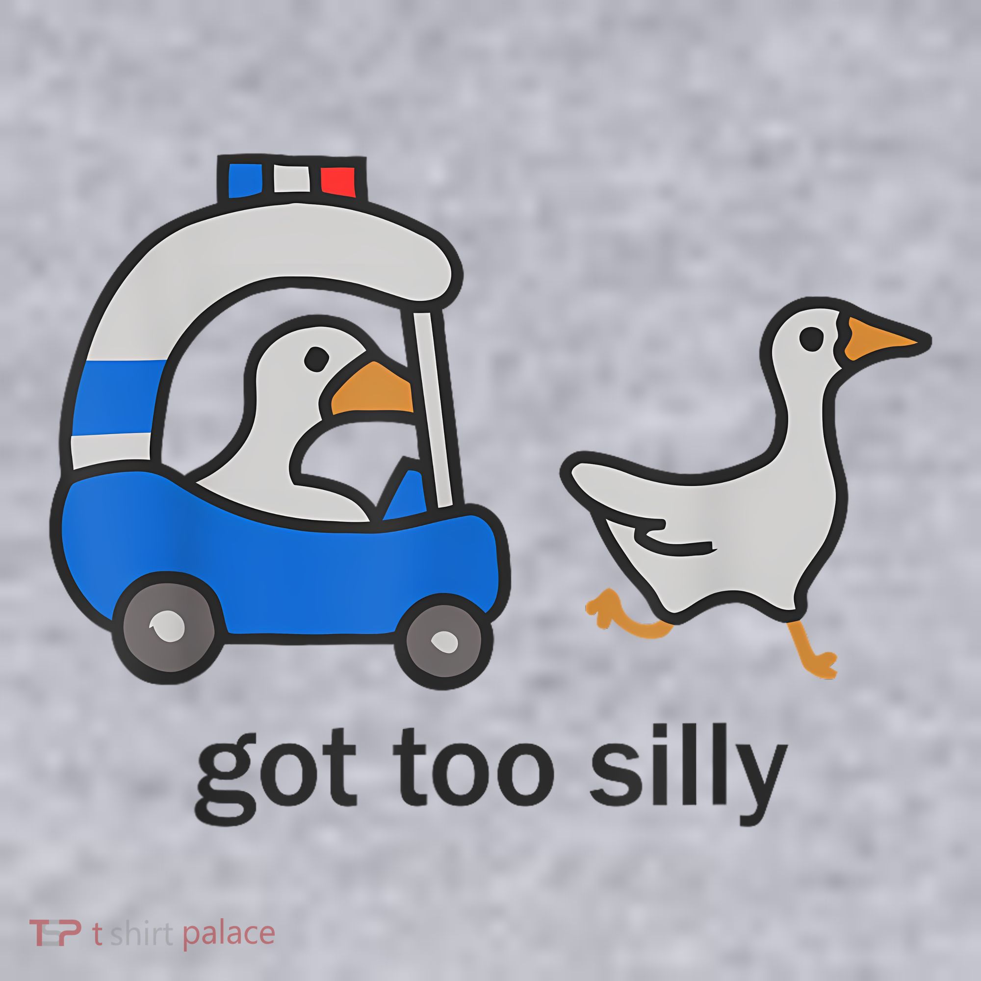 Got Too Silly Funny Goose Police Women's Sweatshirt