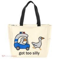 Got Too Silly Funny Goose Police Tote Bag thumb 0