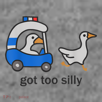 Got Too Silly Funny Goose Police Toddler Hoodie thumb 2