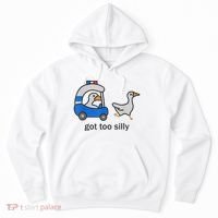 Got Too Silly Funny Goose Police Hoodie thumb 0