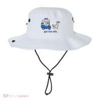 Got Too Silly Funny Goose Police Bucket Hat thumb 0