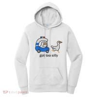 Got Too Silly Funny Goose Police Women's Hoodie thumb 0