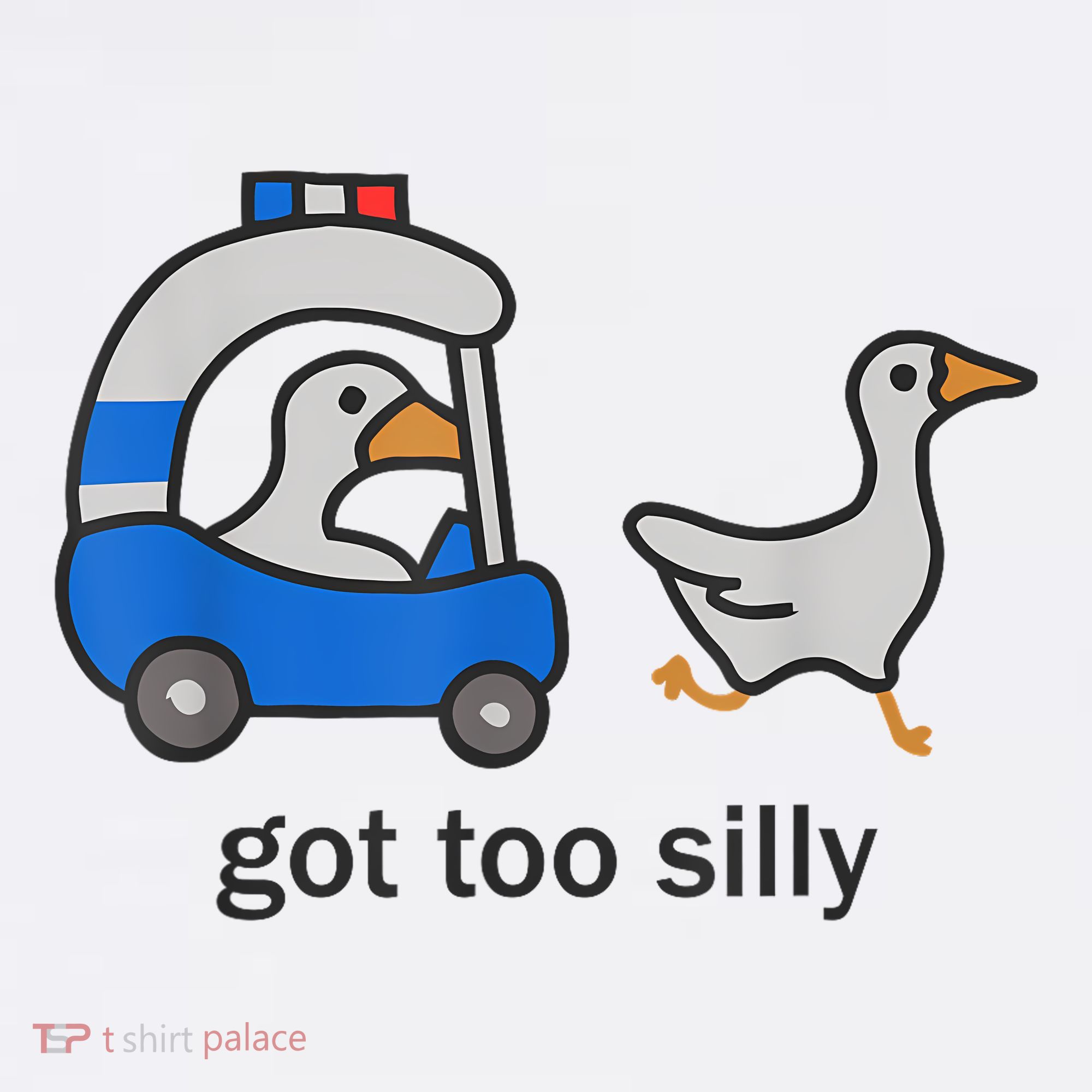 Got Too Silly Funny Goose Police Women's Hoodie