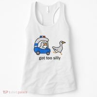 Got Too Silly Funny Goose Police Women's Tank Top thumb 0