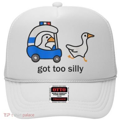 Got Too Silly Funny Goose Police Hat