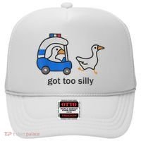 Got Too Silly Funny Goose Police Hat thumb 0