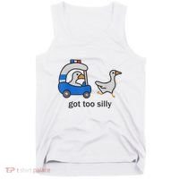 Got Too Silly Funny Goose Police Tank Top thumb 0