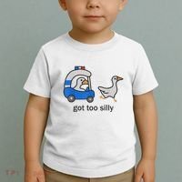 Got Too Silly Funny Goose Police Toddler T-Shirt thumb 2