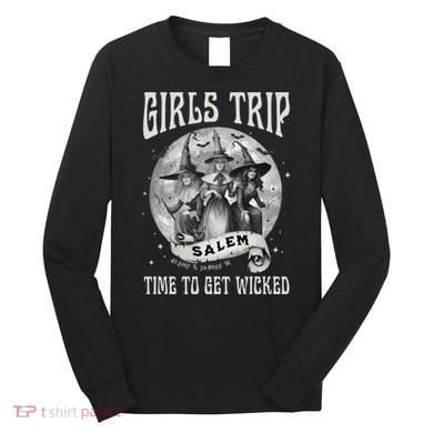 Girls Trip Salem Retro Salem 1692 They Missed One Witch Long Sleeve Shirt
