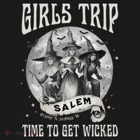 Girls Trip Salem Retro Salem 1692 They Missed One Witch Bucket Hat thumb 4
