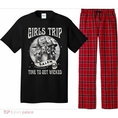 Girls Trip Salem Retro Salem 1692 They Missed One Witch Pajama Set