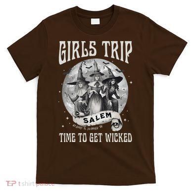 Girls Trip Salem Retro Salem 1692 They Missed One Witch T-Shirt