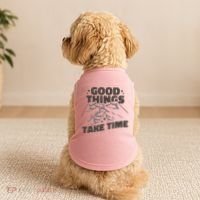 Good Things Take Time Doggie Tank thumb 2