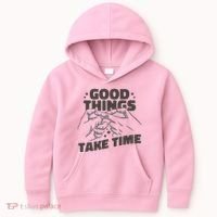 Good Things Take Time Kids Hoodie thumb 0