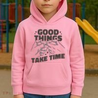 Good Things Take Time Kids Hoodie thumb 2