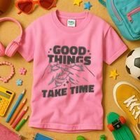 Good Things Take Time Kids T-Shirt thumb 3