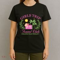 Girl Trip Travel Club Matching Team Vacation T-Shirt thumb 4