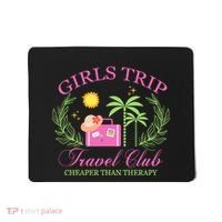Girl Trip Travel Club Matching Team Vacation Mousepad thumb 0