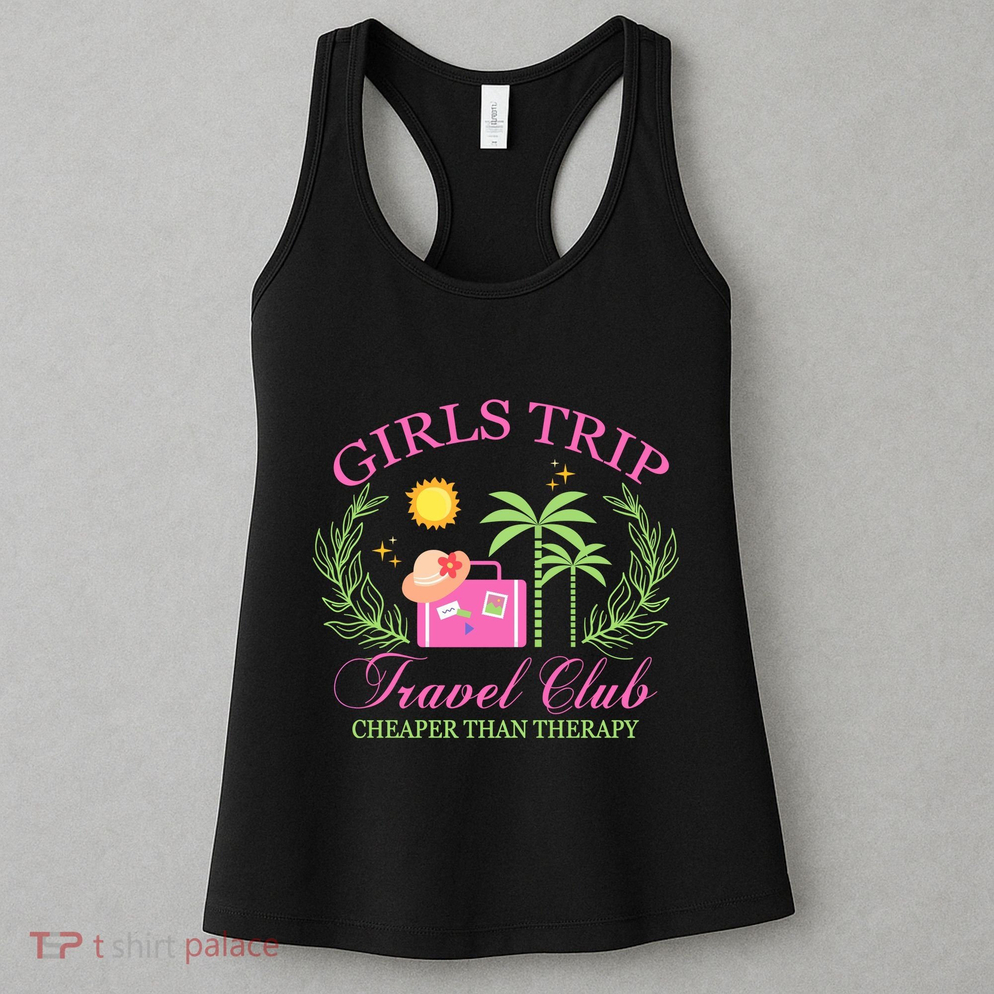 Girl Trip Travel Club Matching Team Vacation Women's Tank Top