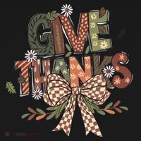 Give Thanks Thankful Coquette Thanksgiving Coaster thumb 2