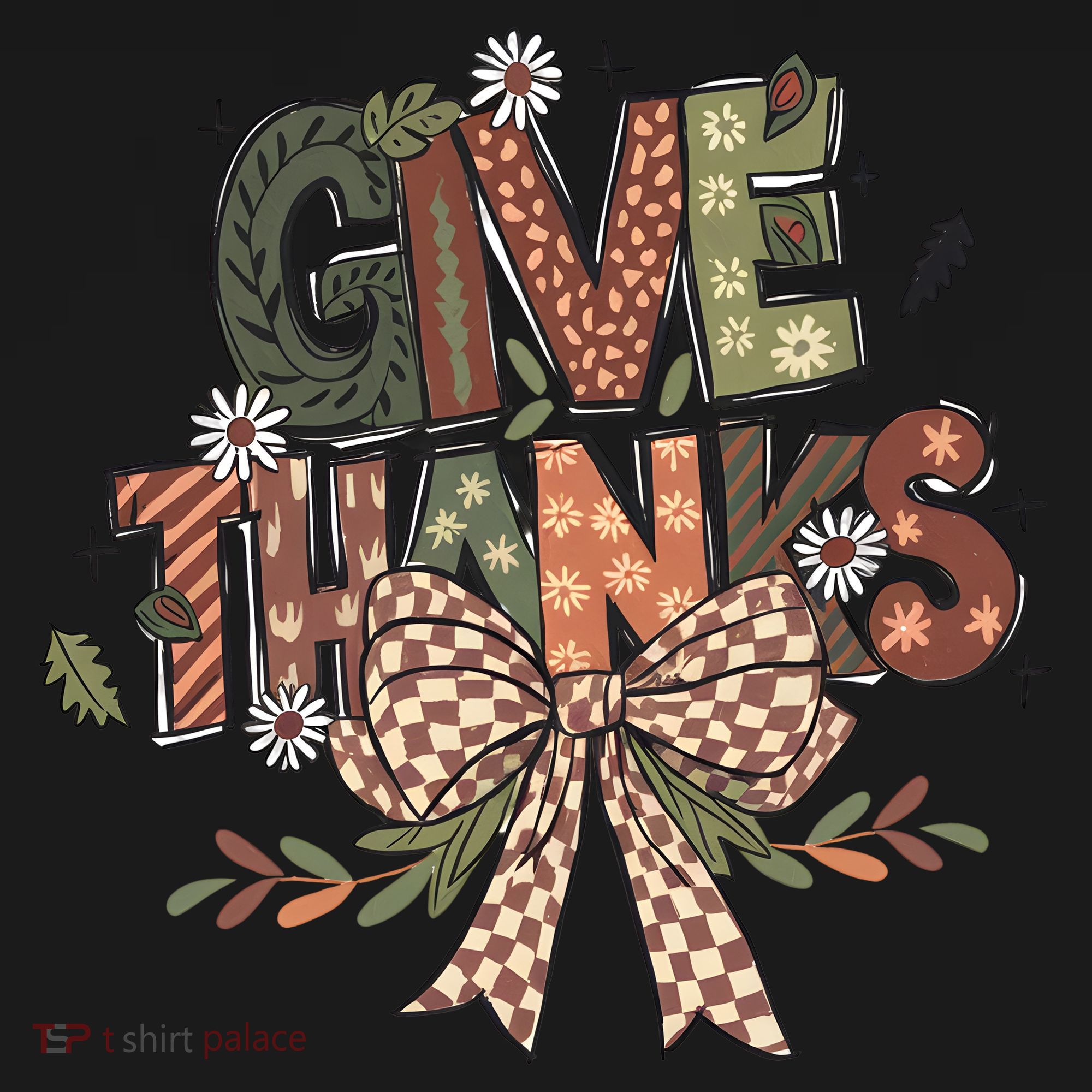Give Thanks Thankful Coquette Thanksgiving Coaster