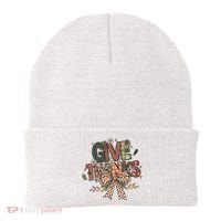 Give Thanks Thankful Coquette Thanksgiving Beanie thumb 0