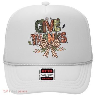 Give Thanks Thankful Coquette Thanksgiving Hat