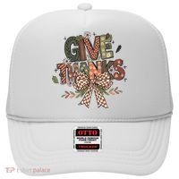 Give Thanks Thankful Coquette Thanksgiving Hat thumb 0