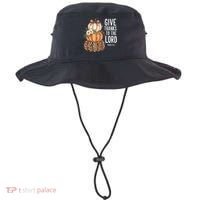 Give Thanks To The Lord Fall Autumn Christian Bucket Hat thumb 0