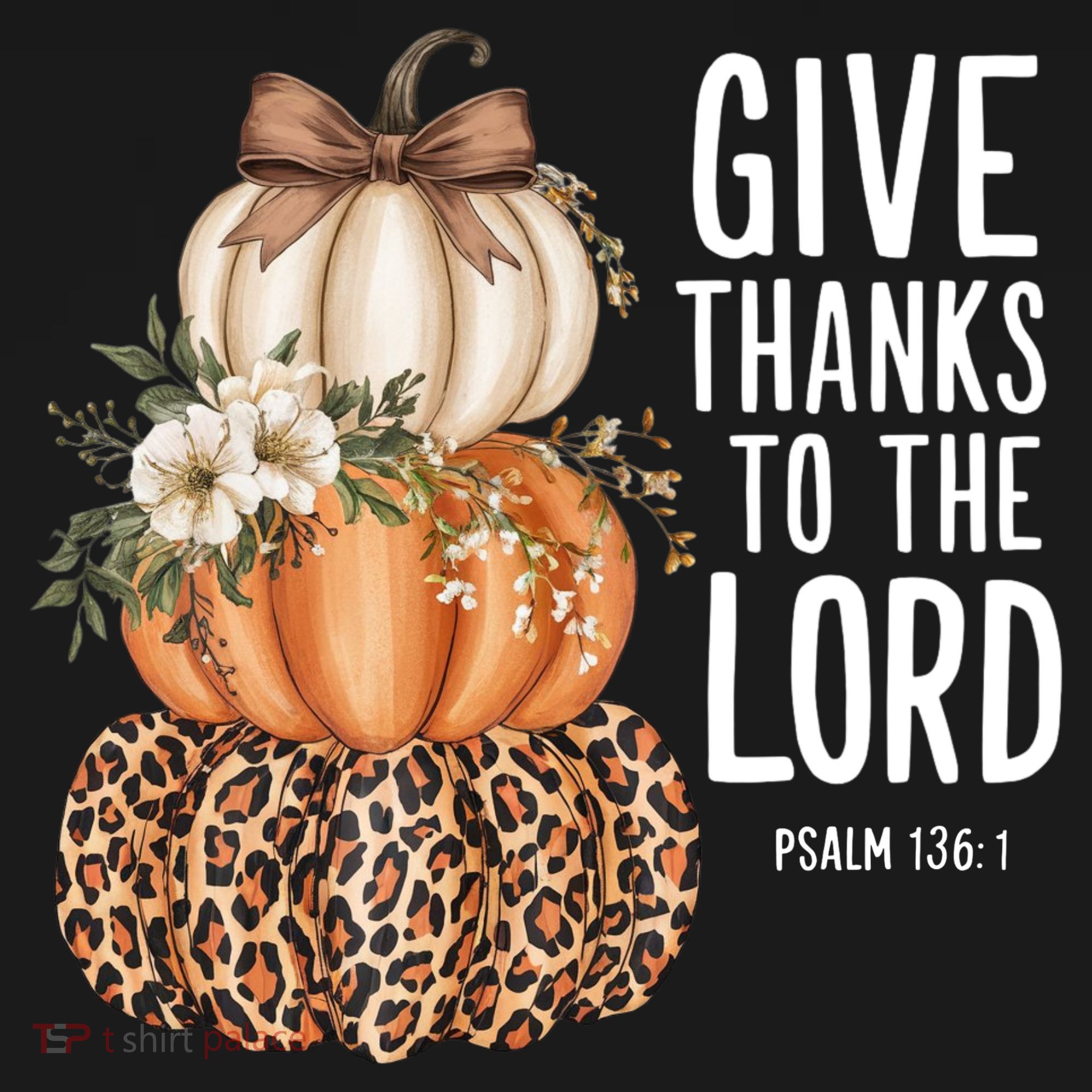 Give Thanks To The Lord Fall Autumn Christian Mousepad