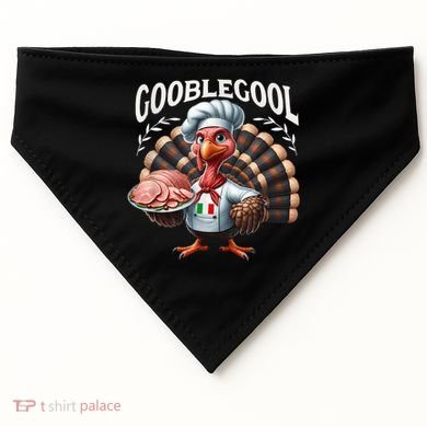 Gobblegool Turkey Thanksgiving USA-Made Doggie Bandana