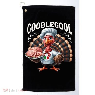 Gobblegool Turkey Thanksgiving Golf Towel