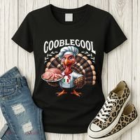 Gobblegool Turkey Thanksgiving Women's T-Shirt thumb 3