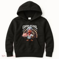 Gobblegool Turkey Thanksgiving Kids Hoodie thumb 0