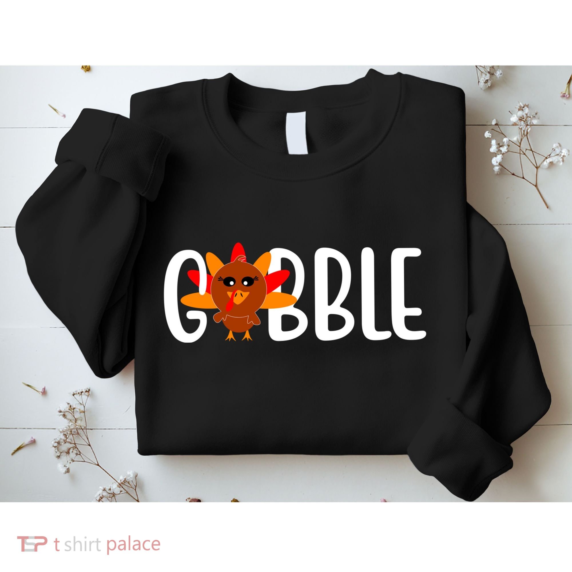 Gobble Turkey Thanksgiving Sweatshirt