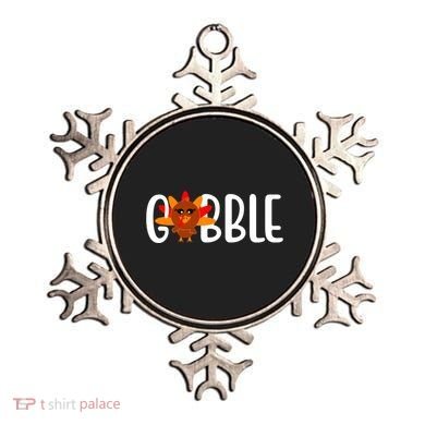 Gobble Turkey Thanksgiving Ornament