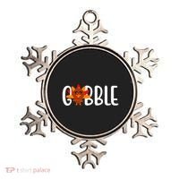 Gobble Turkey Thanksgiving Ornament thumb 0
