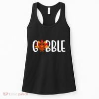 Gobble Turkey Thanksgiving Women's Tank Top thumb 0